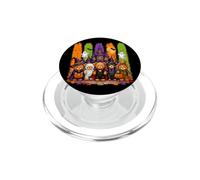 Ours en Peluche drôle Halloween Maison hantée fantôme Citrouille PopSockets PopGrip pour MagSafe