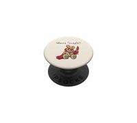 Ours en Peluche Effrayant et maléfique Qui Veut se blottir PopSockets PopGrip Adhésif