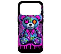 Ours en Peluche Effrayant mais Mignon en Patchwork Emo Gothic Horror Coque pour iPhone 17 Pro Max
