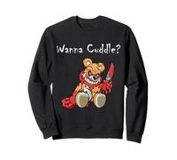 Ours en Peluche Effrayant Qui Veut câliner Halloween Sweatshirt