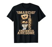 Ours en Peluche génial pour Le 101e Anniversaire de Mars 1925 T-Shirt