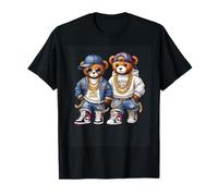 Ours en Peluche Hip Hop Streetwear Style 5SS T-Shirt
