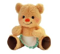 Ours en peluche interactif avec articulations souples souples pour décoration de lit et canapé