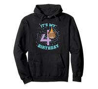 Ours en Peluche « It's My 4th Birthday » pour Fille Sweat à Capuche