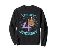 Ours en Peluche « It's My 4th Birthday » pour Fille Sweatshirt