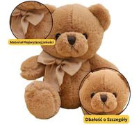 Ours en peluche - LEANTOYS - Gros Ours Marron - 40 cm - Mixte - À partir de 3 ans