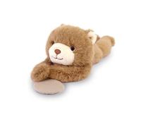 Histoire D’Ours - Doudou Peluche Ours Beige Aimanté 30 cm - Collection Podcoll - Compagnon Réconfortant Original à Poser sur l’Épaule - Idée Cadeau Naissance Tendance pour Enfant - HO3357