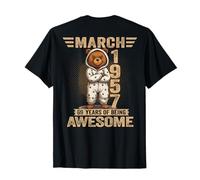 Ours en Peluche Mars 1957 69e Anniversaire 69 Ans T-Shirt
