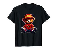 Ours En Peluche Mignon Macédonien Drapeau Macédoine Albanie T-Shirt