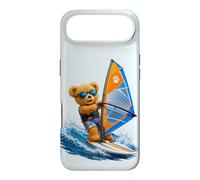 Ours en Peluche Mignon Planche à Voile sur des Vagues vibrantes Formes Mania Coque pour iPhone Air