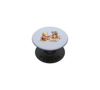 Ours en Peluche Mignon pour l'heure du thé d'été PopSockets PopGrip Adhésif