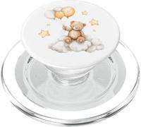 Ours en Peluche Mignon sur Nuage | Art de pépinière Aquarelle PopSockets PopGrip pour MagSafe
