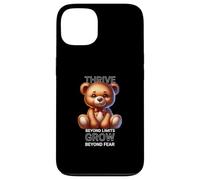 Ours en Peluche motivant - Prospérer au-delà des limites et Grandir Coque pour iPhone 13