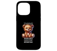 Ours en Peluche motivant - Prospérer au-delà des limites et Grandir Coque pour iPhone 14 Pro Max