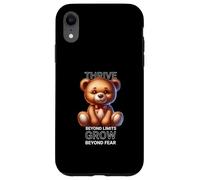 Ours en Peluche motivant - Prospérer au-delà des limites et Grandir Coque pour iPhone XR