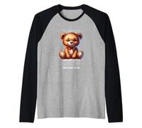 Ours en Peluche motivant - Prospérer au-delà des limites et Grandir Manche Raglan