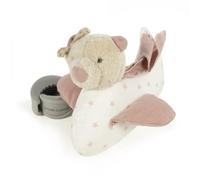 Ours en peluche musical en avion - Rose