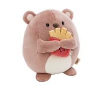 Ours en peluche nomo 27 cm avec frites
