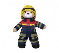 Simba Rosenbauer 108101001 Ours en Peluche avec Costume de Pompiers pour Enfants dès Les Premiers Mois 30 cm
