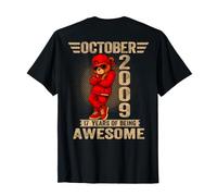 Ours en Peluche pour 17e Anniversaire 17 Ans d'octobre 2009 T-Shirt