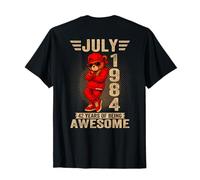 Ours en Peluche pour 42e Anniversaire de 42 Ans en Juillet 1984 T-Shirt