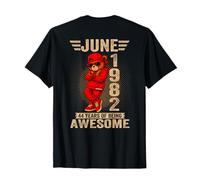 Ours en Peluche pour 44e Anniversaire de Juin 1982 T-Shirt