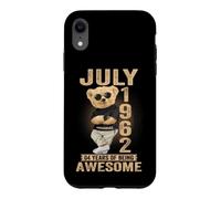 Ours en Peluche pour 64e Anniversaire 64 Ans de Juillet 1962 Coque pour iPhone XR