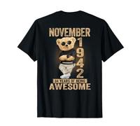 Ours en Peluche pour 84e Anniversaire 84 Ans Novembre 1942 T-Shirt