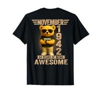Ours en Peluche pour 84e Anniversaire 84 Ans Novembre 1942 T-Shirt