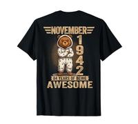 Ours en Peluche pour 84e Anniversaire de Novembre 1942 T-Shirt