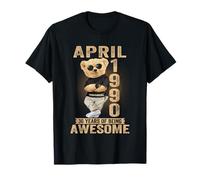 Ours en Peluche pour Femme 36 Ans Avril 1990 T-Shirt