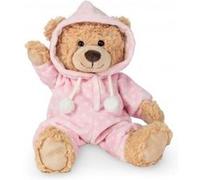 Ours en peluche pyjama rose 30 cm Rose G
