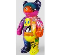 Ours en peluche rayé multicolore 140cm de haut Figurine de décoration/publicitaire - GFK - agrandi - pour l'intérieur