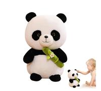 Ours en peluche réaliste en bambou de poupées faites à la main - Adorable jouet Panda en peluche | Cuddly Wildlife Gift Kids, créature présente pour filles