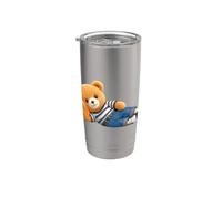 Ours en peluche relaxant en forme de manie Gobelet isotherme en acier inoxydable double paroi