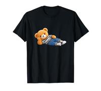 Ours en Peluche Relaxant en Forme de Manie T-Shirt