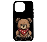 Ours en peluche Rockabilly qui ramène les années 50 avec style Coque pour iPhone 16 Pro
