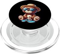 Ours en peluche Summer Vibes - Impression d’été parfaite PopSockets PopGrip pour MagSafe