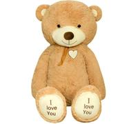 Ours en peluche - TEDBI - B01 - Beige - 200cm - Doux et autonome