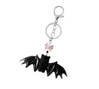 Ours énervé avec accessoires de porte-clés d ’ aile pour sacs à clés ou téléphone fait à la main pour ami et famille accessoire de Halloween