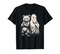 Ours et fantôme Effrayant Halloween Enfants garçons T-Shirt