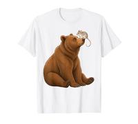 Ours et Souris Rat Amitié Nez Moment T-Shirt Graphique avec Valeur