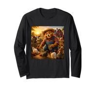 Ours Fermier Papa Agriculture drôle Shirt Manche Longue