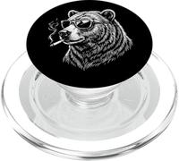 Ours Fumer Cigarette PopSockets PopGrip pour MagSafe