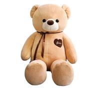 Ours Géant En Peluche,Figure Douce de 140 cm - Grand Ours en Peluche,Pour Adultes Noël Halloween Saint-Valentin Anniversaire Chambre Accessoire Photo Salon Chambre d'Enfant Décoration Maison