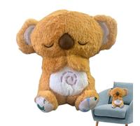 Ours Koala Apaisant -Jouet En Peluche Koala Respirant |Loutre Apaisante Arrily Avec Détails Sensoriels,Lumières Musicales Et Mouvements Respiratoires Rythmés Respiration Loutres Peluche Jouet