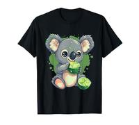 Ours Koala Citron Mignon Amoureux des Animaux Art Motif Citron Vert T-Shirt