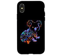 Ours Koala Mignon et coloré pour Les Amoureux des Animaux d'Australie Coque pour iPhone X/XS