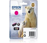 Epson original ink C13T26334022, T263340, 26XL, magenta, 9,7ml, Epson Expression Premium XP-800, XP-700, XP-600