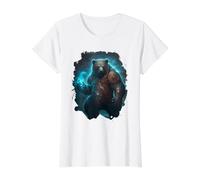Ours Magique de Force dans Le Monde Fantastique T-Shirt Graphique avec Valeur